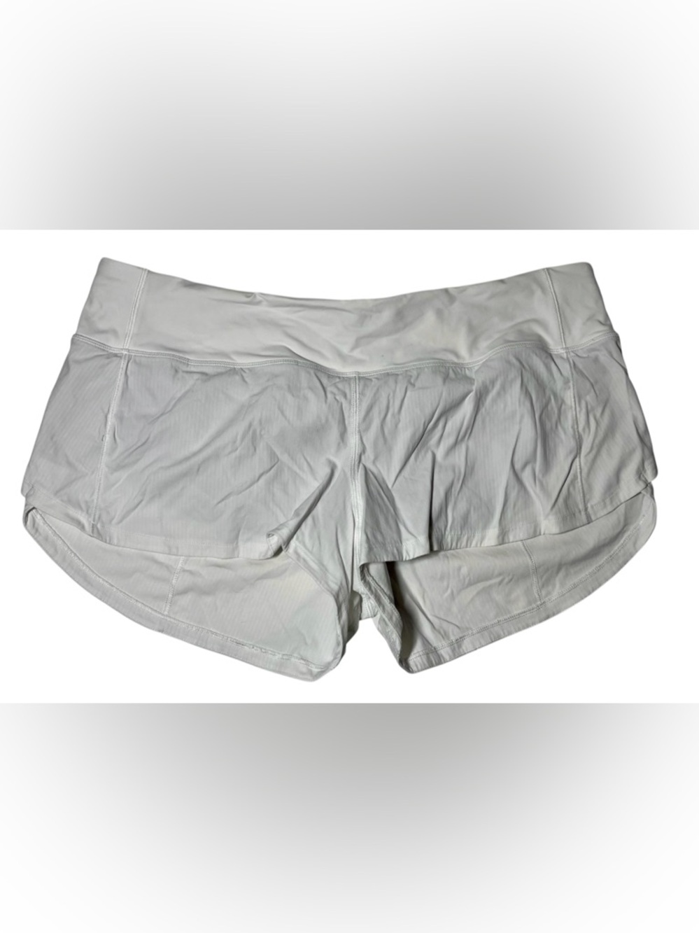 lululemon athletica White Athletic Running Shorts - Picture 2 of 6